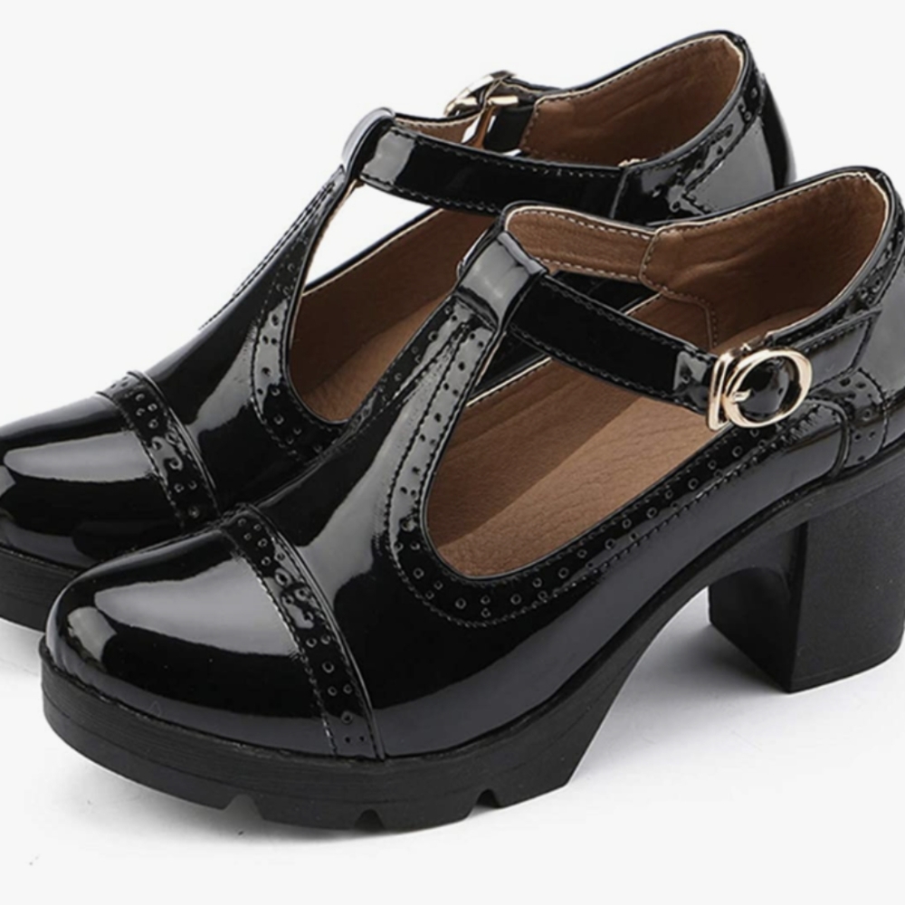 Chunky heels Oxford
